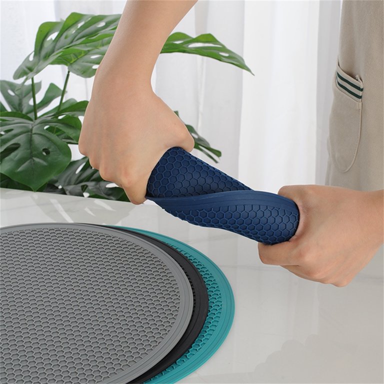 Wovilon Silicone Trivets Mat for Hot Pots And Pans, Non Stick Heat  Resistant Microwave Protective Hot Pad 