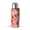Pink Strawberry Plants, variant on 20 Oz Watercolor Floral Pattern Coffee Tumbler Double Wall Insulated Stainless Steel Water Bottle | Metal Reusable Thermoses Flask with Cup Cap | Leak & Sweat Proof with Anti-Dust Lid