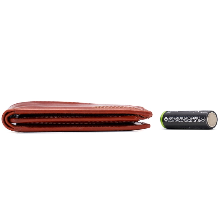 Portafoglio Uomo Alpine Swiss Spencer - Bifold In Pelle Con Protezione RFID E Finestre ID