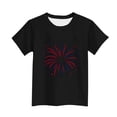 thumbnail image 4 of T-Shirt pour Enfants, Imprimé de la Fête de l'Indépendance à Manches Courtes et Col Rond, Haut Décontracté et Polyvalent pour Garçons et Filles de 3 à 15 Ans, 4 of 5