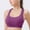 Purple, variant on Women's Sports Bras With Padding Under $5 Solid Color Seamless Sexy Back Yoga Bra Shaping And Breast Collection Cingerie Sports Bras