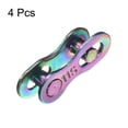 thumbnail image 3 of Uxcell 4pcs Bicycle Missing Link 11 Speed Reusable Steel Bike Chain Link Colorful, 3 of 7
