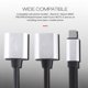 thumbnail image 3 of Adaptador de puerto L dual 2 en 1 Cable de audio de carga para iPhone X 8 7 (Plata) Likrtyny Para estrenar, 3 of 9