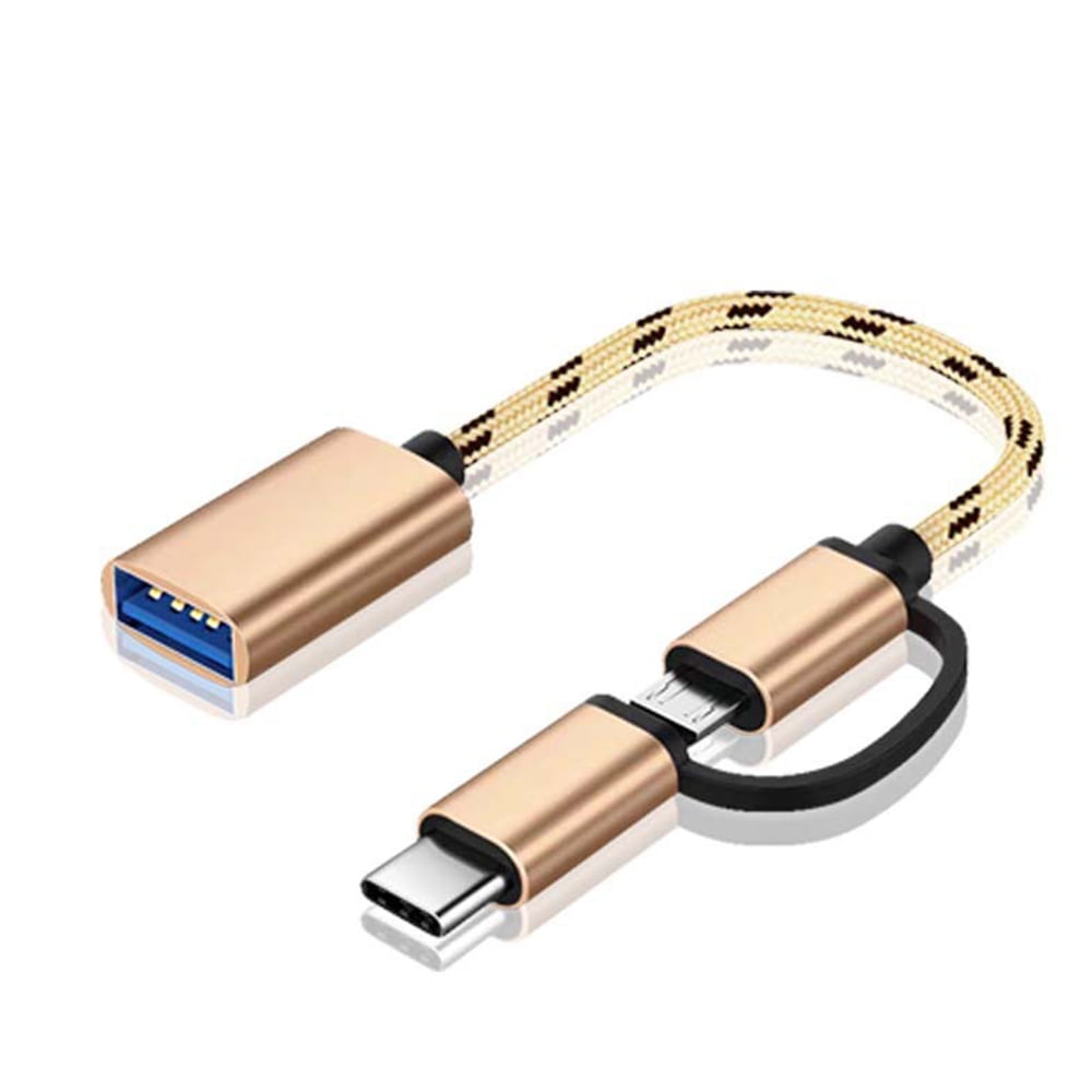 PRO OTG Cable Works for BLU Life XL Right Angle Cable Connects You to Any Compatible USB Device with MicroUSB