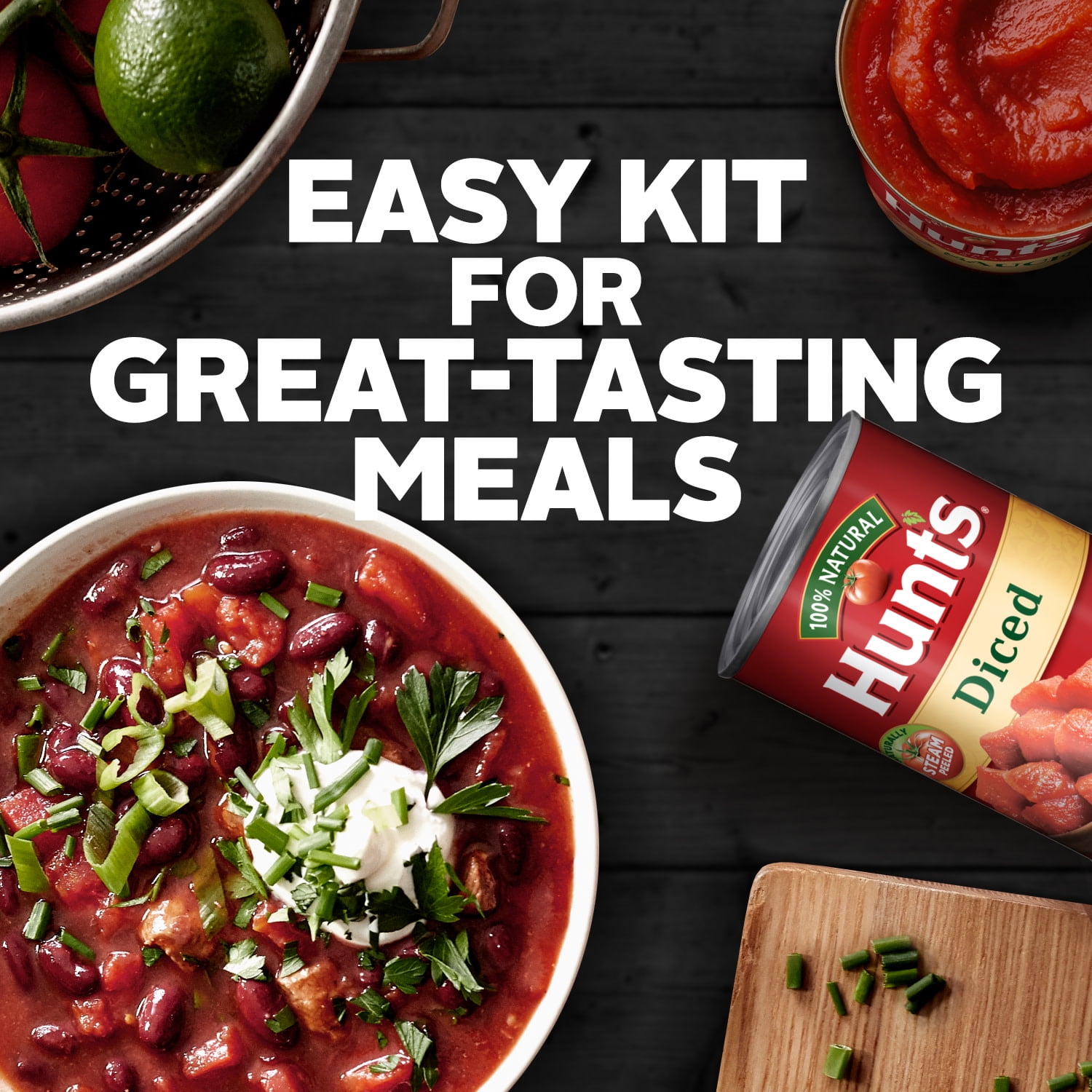 Hunt's Chili Kit, Just Add Meat Chili Kit, 44.8 oz, 3 Pack