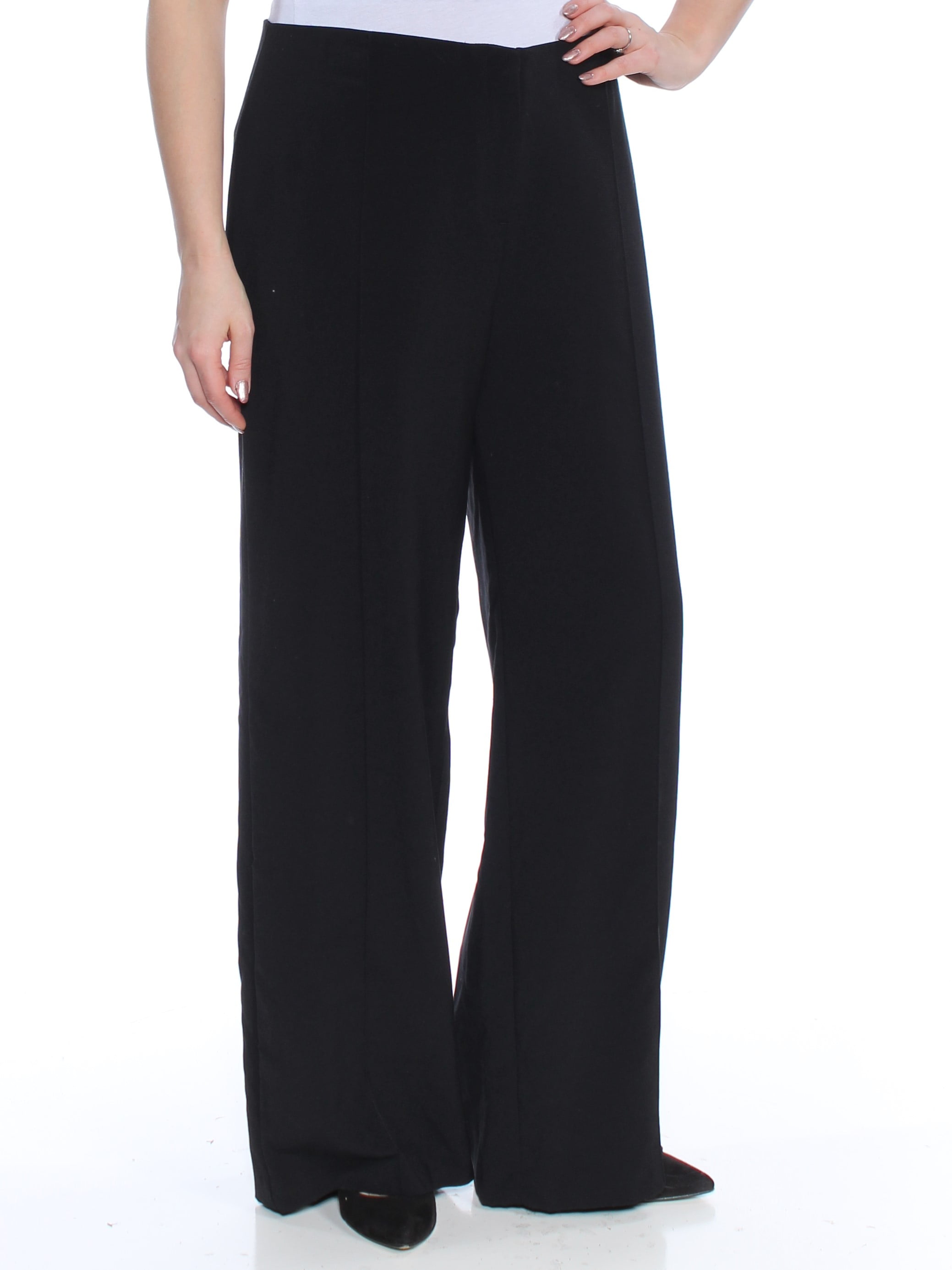 Alfani - ALFANI Womens Black Wide Leg Pants Size: 14 - Walmart.com - Walmart.com