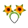 thumbnail image 1 of KAKOWELY Diadema de girasol: Divertida diadema de girasol con diseño floral, accesorio para el cabello para mujeres y niñas, fotos de fiestas y presentaciones en el escenario., 1 of 4