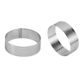 thumbnail image 5 of Juego de 12 Anillos Perforados para Tarta, Molde de Acero Inoxidable Resistente Al para Pasteles, 5 of 5