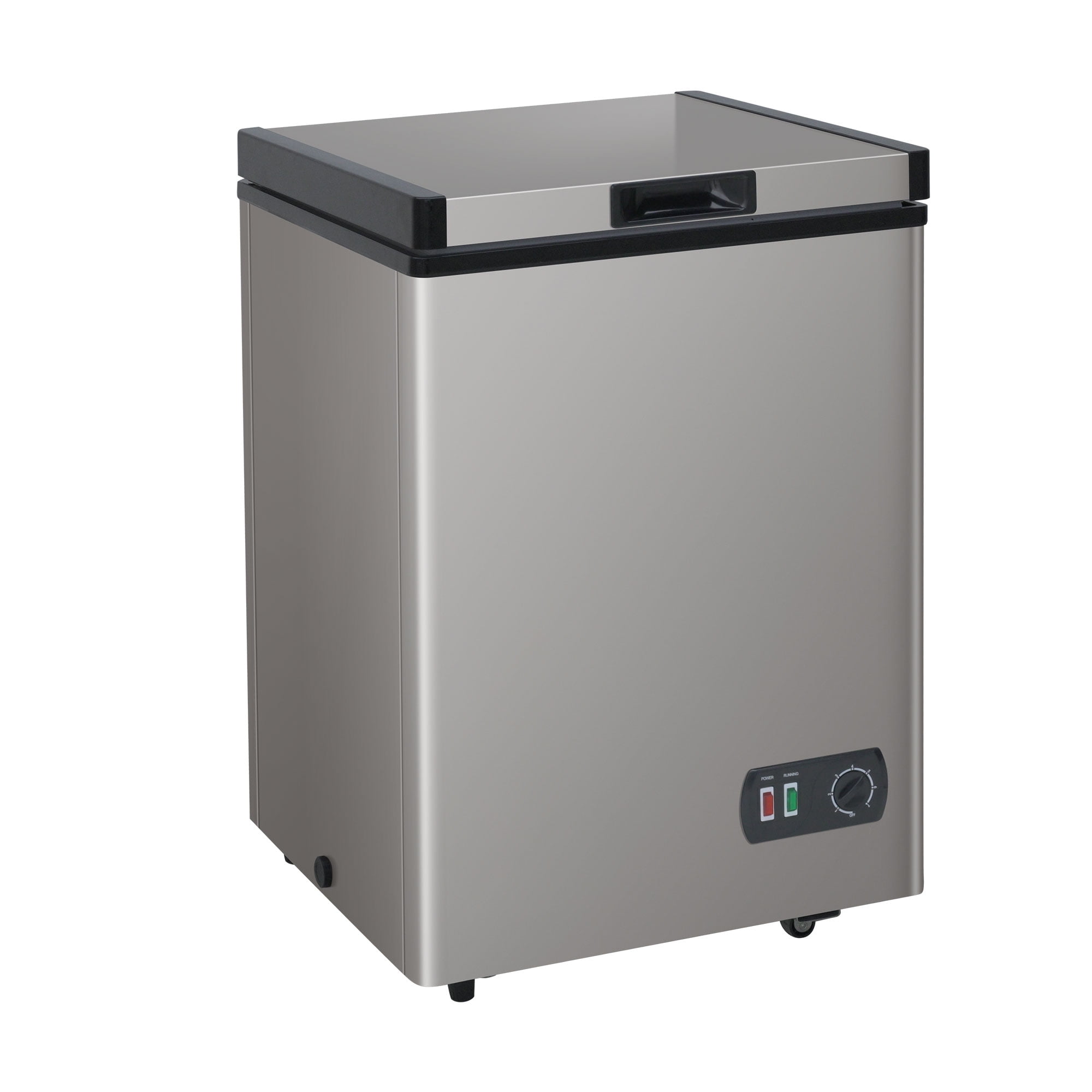 4.2 Cu.Ft Compact Chest Energy Efficient Freezer with Mechanical Thermostat and Manual Defrost