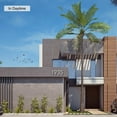 thumbnail image 5 of 8" Reflective Address Numbers For House,Modern House Numbers Large Black Exterior Street Metal floating house numbers for outside Floating Mount Or Flush Mount Aluminum Home Door Number 0, 5 of 11