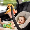 thumbnail image 4 of Juguete Colgante Bebé Dinosaurios Peluche Estimulación Temprana Sensorial Sonaja Suave Para Cuna Carriola Gimnasio Infantil., 4 of 7