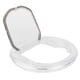 thumbnail image 3 of Puerta abatible para perros y gatos con cerradura de 4 vías, puerta abatible de seguridad para gatos, gatitos, puerta pequeña de plástico ABS para perros y gatos, aleta para perros, puerta para mascotas con Chip oso de fresa Hogar, 3 of 5