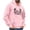 Pink, variant on qelini Christmas Hoodies for Men Long Sleeve Pullover Reindeer Print Drawstring Hooded Sweatshirts Casual Tops