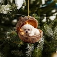 thumbnail image 2 of Árbol de Navidad Decoración 10cm Bosque Animales Colgante Regalo de Vacaciones Regalos Del Amante de la Naturaleza, 2 of 6