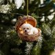 thumbnail image 3 of Adorno navideño de animales del bosque | Colgante de decoración navideña de 10 cm | Adorno de criaturas del bosque para decorar el árbol | Regalo festivo para la decoración navideña del hogar, 3 of 6