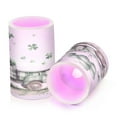 thumbnail image 2 of WOBOGO Size Combo Candle Flickering Flameless with Remote Control and Timer for Romantic Atmosphere St Patricks A Truck with Balloons and Clover Leaves on The Roof, 2 of 7