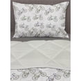 thumbnail image 3 of Muted Colors Comforter & Sham Bedding Set, Old Fashioned Retro Motif Urban Ride Bike Theme Countryside European City, 3 pcs Duvet Set Microfiber Filling Quilt, 5 Sizes, Multicolor, by Ambesonne, 3 of 4