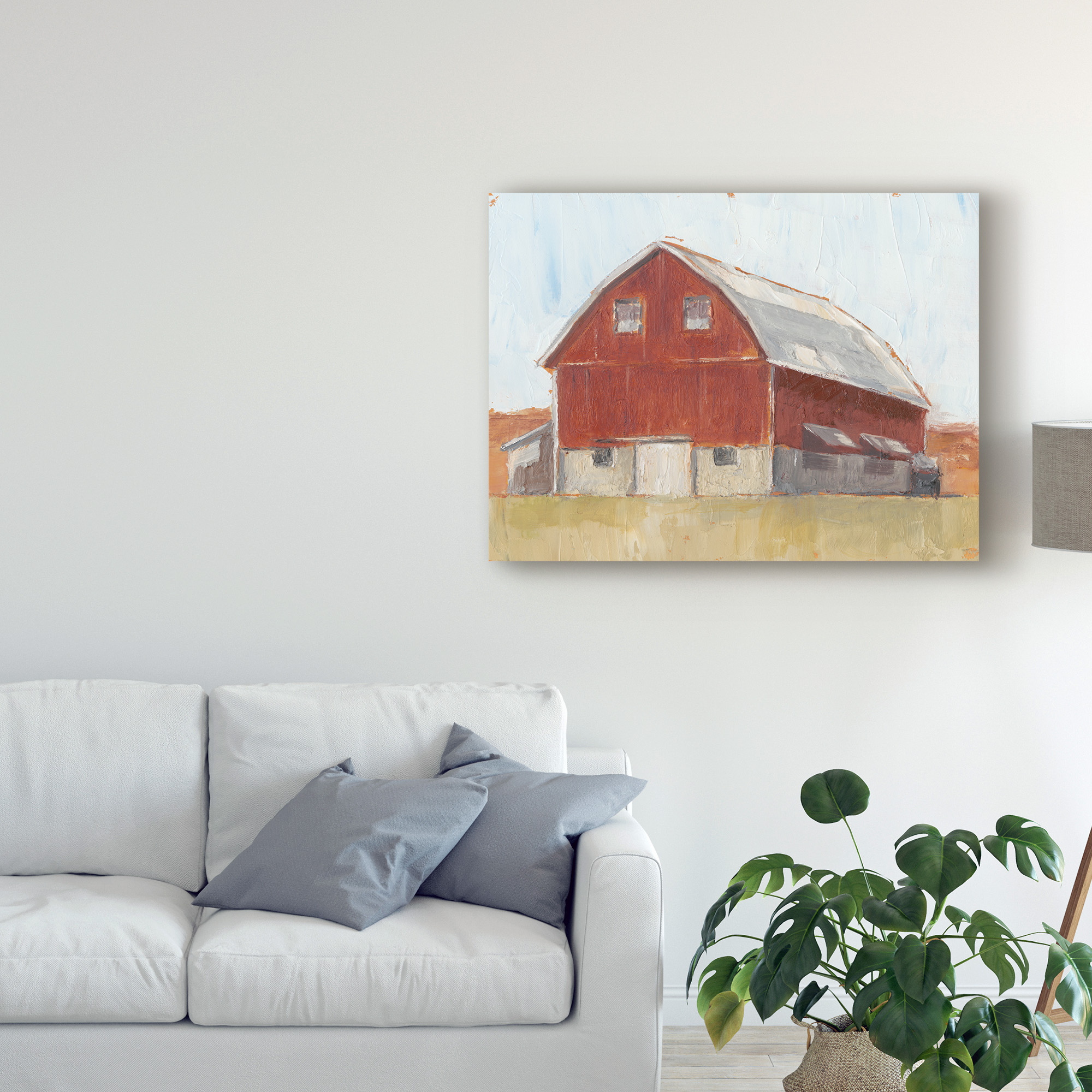 Trademark Fine Art 'Rustic Red Barn II' Canvas Art by Ethan Harper