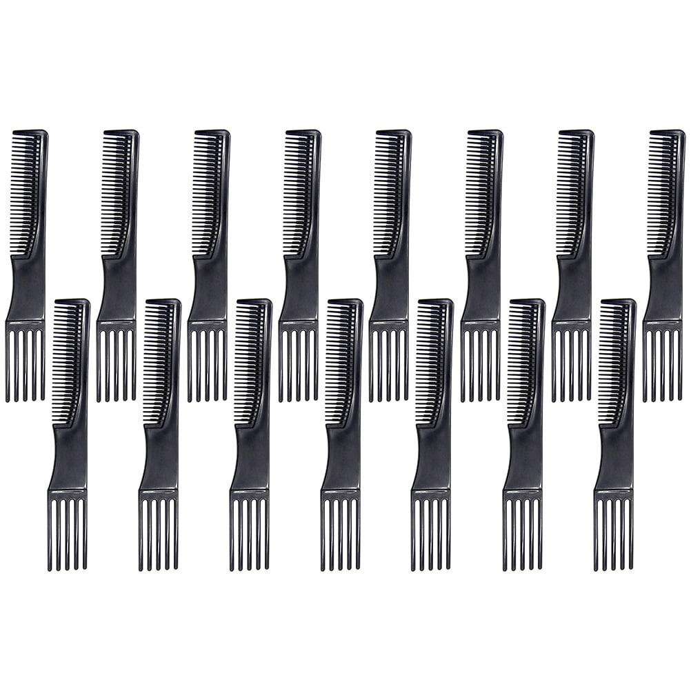 15Pcs Hair Comb Hair Cutting Combs Barber Stylist Tool Lift Teasing