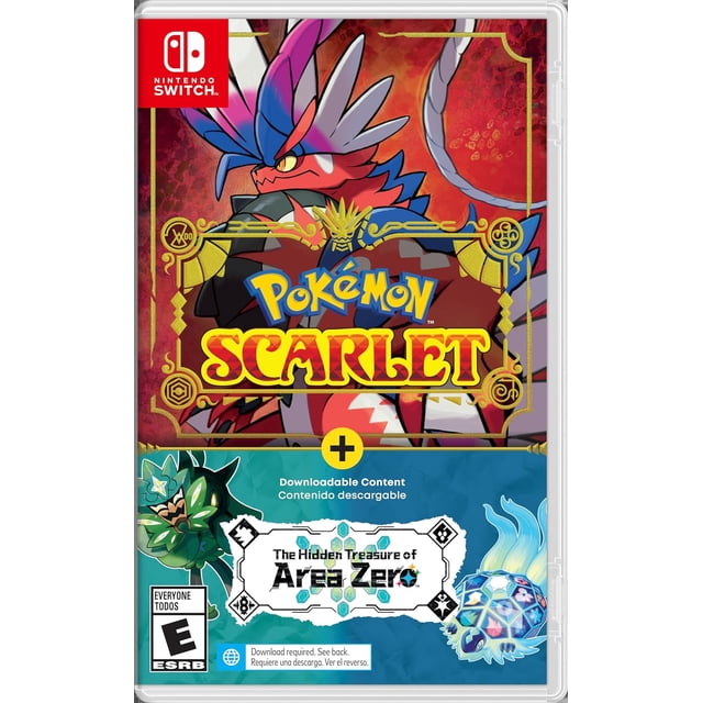 Pokémon Scarlet + The Hidden Treasure of Area Zero Bundle - Nintendo Switch