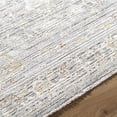 thumbnail image 4 of Hauteloom Cinzia Living Room, Bedroom Machine Washable Area Rug - Traditional - Silver Gray, Ivory, Charcoal - 5'3" x 7', 4 of 7