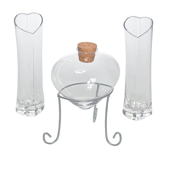 Heart Shaped Sand Ceremony Set - Home Decor - 3 Pieces