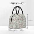 thumbnail image 2 of Fotbe Fairy Floral Pattern Lunch Bag, Insulated Lunch Box, Small Leakproof Cooler Food Lunch Containers Reusable High Capacity Lunch Tote Bags for Work, Travel, Outdoor, 2 of 6