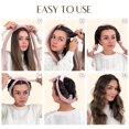 thumbnail image 5 of Heatless Hair Curler, No Heat Hair Curlers to Sleep in, Overnight Satin Heatless Curling Set with Hair Scrunchies Clip, for All Hair Types, 5 of 14