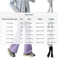 thumbnail image 4 of Girls' Cotton Flare Sweatpants Casual Active Pants Elastic Waist Soft Comfortable Trousers with Pockets (5-15 Years), 4 of 5