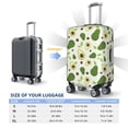thumbnail image 6 of Haiem Green Avocado Luggage Cover Printed Suitcase Covers for Luggage Elastic Washable Suitcase Protector Fits 18-32 Inch Luggage-Small, 6 of 9