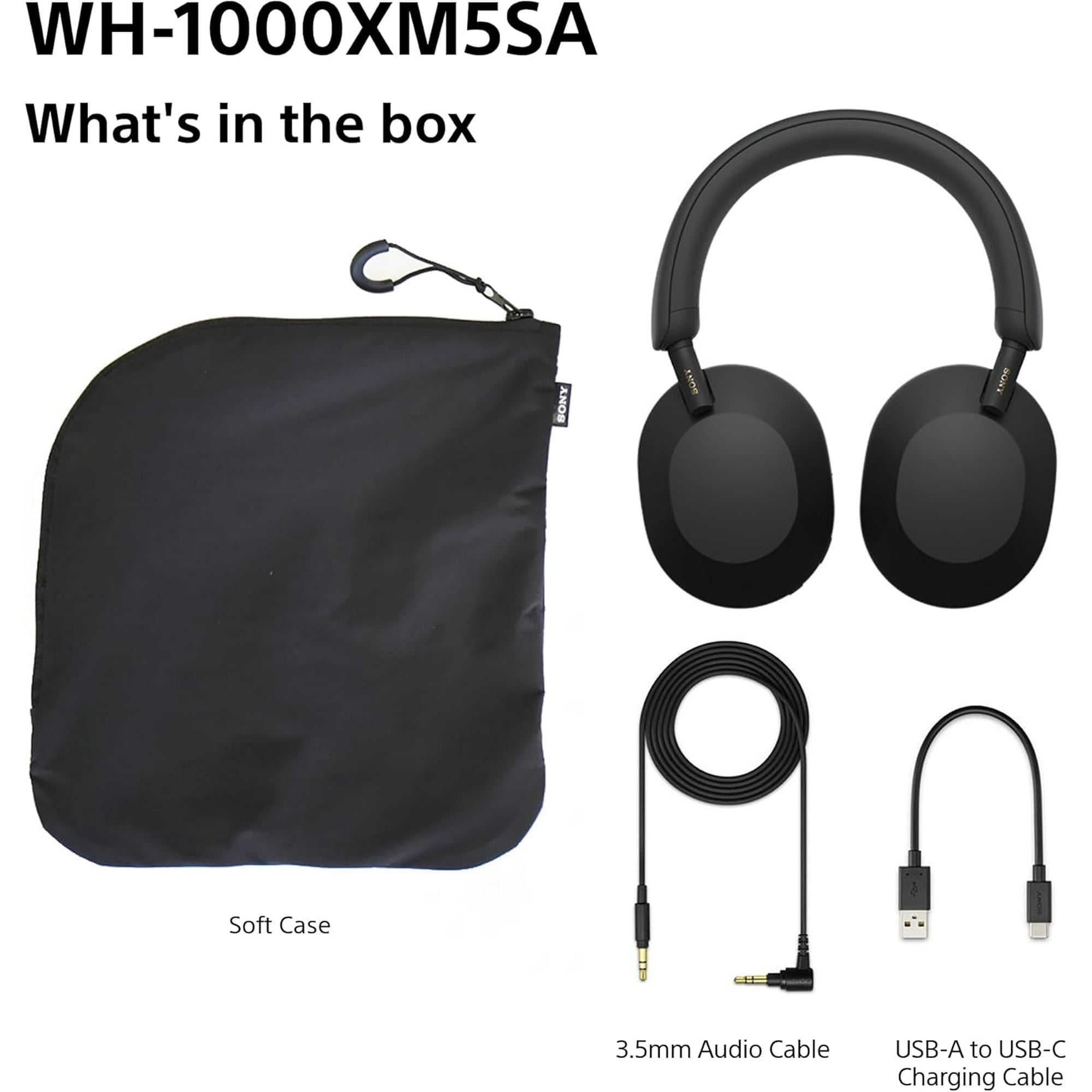 Sony WH-1000XM5SA Premium Noise Cancelling Wireless Over-Ear