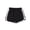 Black, variant on Ruyang Toddler Girls Soccer Basketball Shorts Elastic Waist Casual Shorts Summer Lightweight Biker Running Sports Shorts