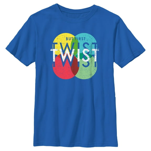 Boy's Twister But First Twist  Graphic T-Shirt