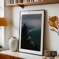 thumbnail image 5 of Dark Moody Coast - Oregon Photography Coastal Ocean Seascape Nature Waves Landscape Scenic Black Framed Wall Art Print 5 x 7 inches, 5 of 8