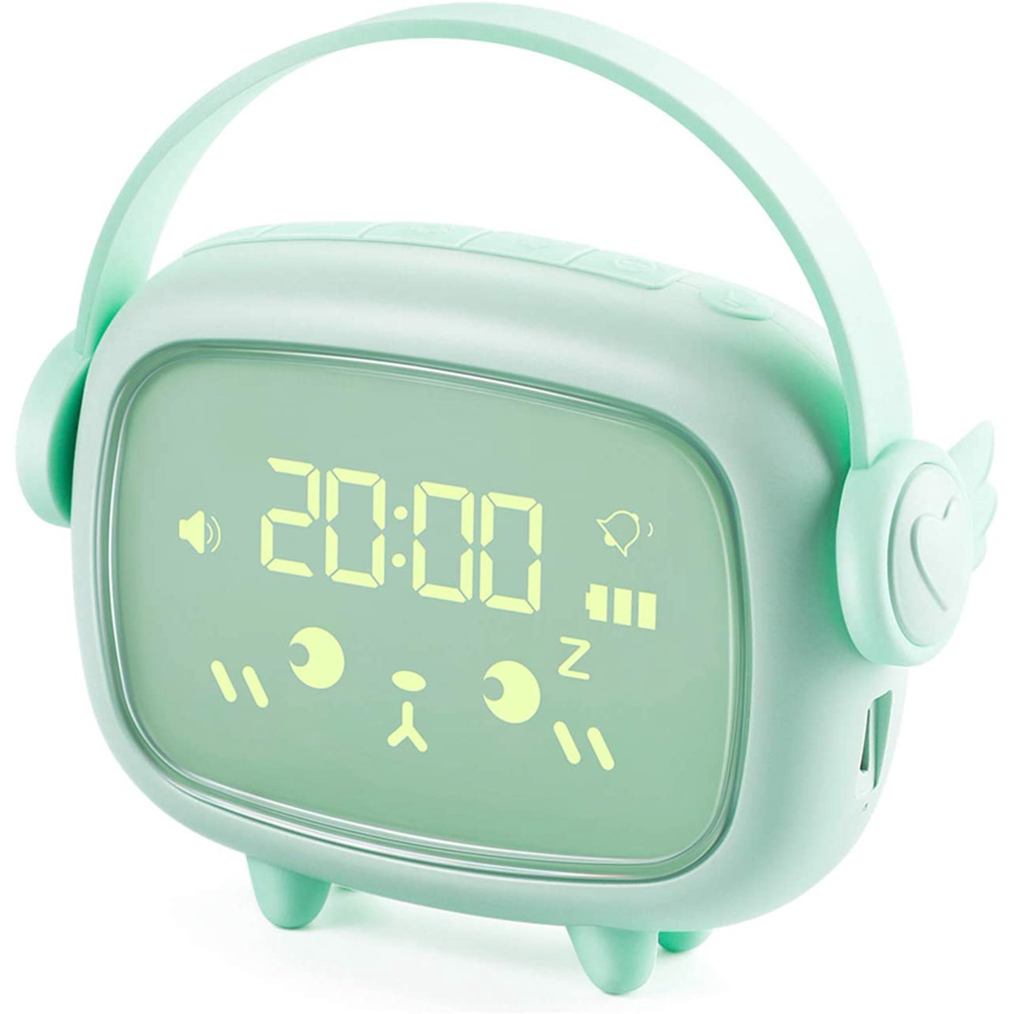 Réveil Numérique, Réveil Enfant LED, Réveil Lumineux Couleurs RVB avec Fonction Snooze, Réglable