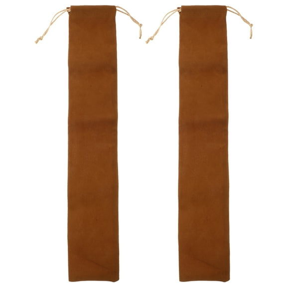 Phlegsive 2pcs Folding Fan Organizer Drawstring Bag Handheld Fan Carrying Bags for Outdoors