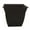 Black, variant on The HC Companies 12 Inch Eclipse Square Planter with Saucer - Indoor Outdoor Plant Pot for Flowers, Vegetables, and Herbs, Cottage Stone