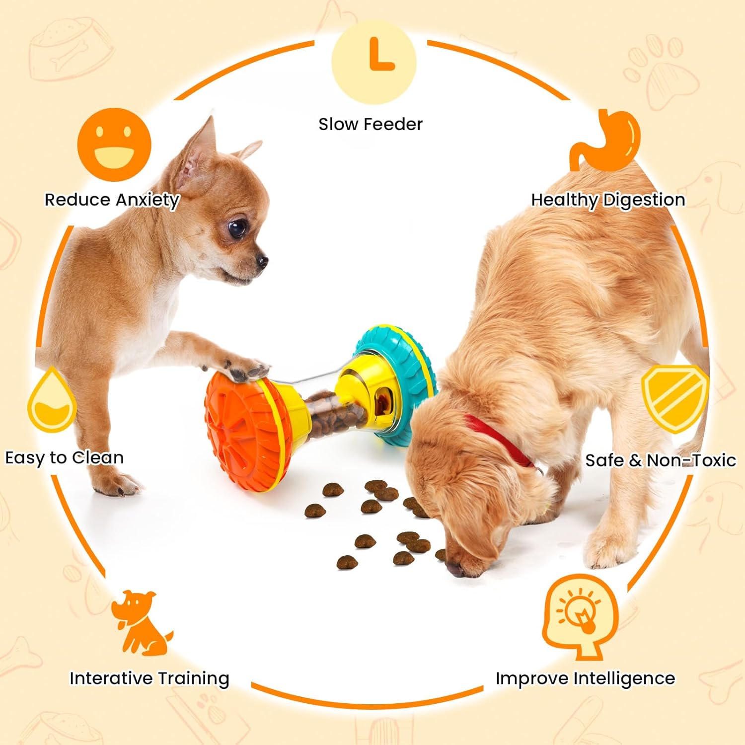 MateeyLife Dog Puzzle Feeder Treat Dispensing Toy photo 6