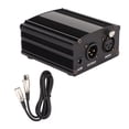 thumbnail image 1 of Alimentation Phantom, Alimentation Phantom 48 V Stable pour Équipement d'Enregistrement Musical Prise US 110V, 1 of 8