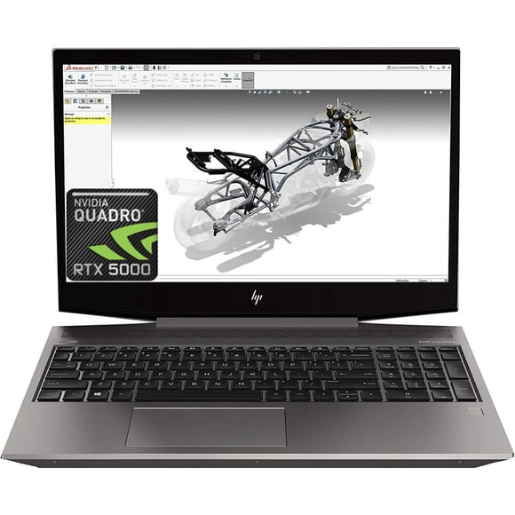 Laptop HP ZBook Studio G5 Intel Core i7-8850H 2.60Ghz 15.6 pulgadas 32 GB y 512 GB SSD con NVIDIA Quadro P1000 ZBook Reacondicionado