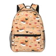 thumbnail image 1 of Disketp Funny Sushi Mochila Estampada para Hombre y Mujer – Mochila Ligera Clásica con Múltiples Bolsillos para Universidad, Trabajo y Viajes-One Size, 1 of 5