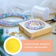 thumbnail image 5 of 50-Pack Silicone Beads 19mm Bright Yellow Round Loose Rubber Beads for DIY Crafts/Bracelet/Necklace, 5 of 7