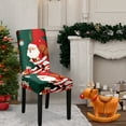 thumbnail image 6 of Daiosportswear Christmas Dining Chair Covers, Stretch Removable Washable Dining Room Chair Protector Slipcovers, Santa Claus Deer Kitchen Chair Cover, 6 of 6