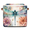 Multicolor 1, variant on CURLYOOT 13 x 13 Inch Cube Storage Bin, Airplane Fabric Storage Cube Baskets, Closet Shelves Foldable Bins with Leather Handles for Home Organizer