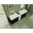 thumbnail image 4 of 72 Inch Freestanding Bathroom Vanity with Resin Sink and Storage Cabinets, Soft-Closing Doors Modern Bathroom Furniture, Combination Cabinet Design for Home Renovation, Easy KD Package Assembly, 4 of 9