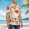 thumbnail image 4 of Mens Casual Hawaiian Shirts Short Sleeve Button Down Beach Shirts Shirts, 4 of 8