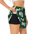thumbnail image 2 of Haiem Ho Ho Ho A Women's 2 in 1 Running Shorts - Lightweight Athletic Workout Gym Yoga Breathable Sports Shorts Liner with Phone Pockets-Medium, 2 of 9
