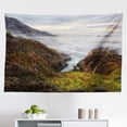 thumbnail image 1 of Big Sur Tapestry, Pfeiffer State Park in USA Tropic Coastal View Aerial Look Ocean and Beach, Fabric Wall Hanging Decor for Bedroom Living Room Dorm, 2 Sizes, Multicolor, by Ambesonne, 1 of 1