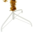 thumbnail image 3 of vidaXL Artificial Half Christmas Tree with Stand Gold 240 cm PET, 3 of 5
