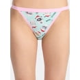 thumbnail image 2 of Holiday Time Women's Christmas String Bikini Panties, 3-Pack, Sizes S-XXL, 2 of 6
